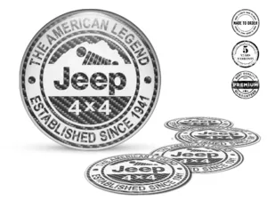 Jeep Decalcomania Cerchio Ruota Edizione Cupola Top